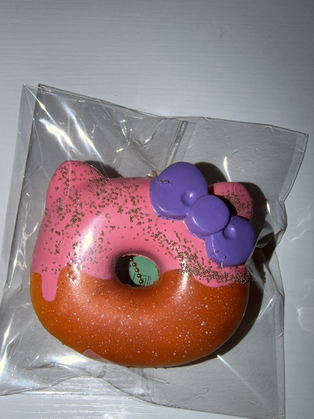 Authentic 2018 Hello Kitty Pink Frosted Donut Squishy | Rare Licensed!